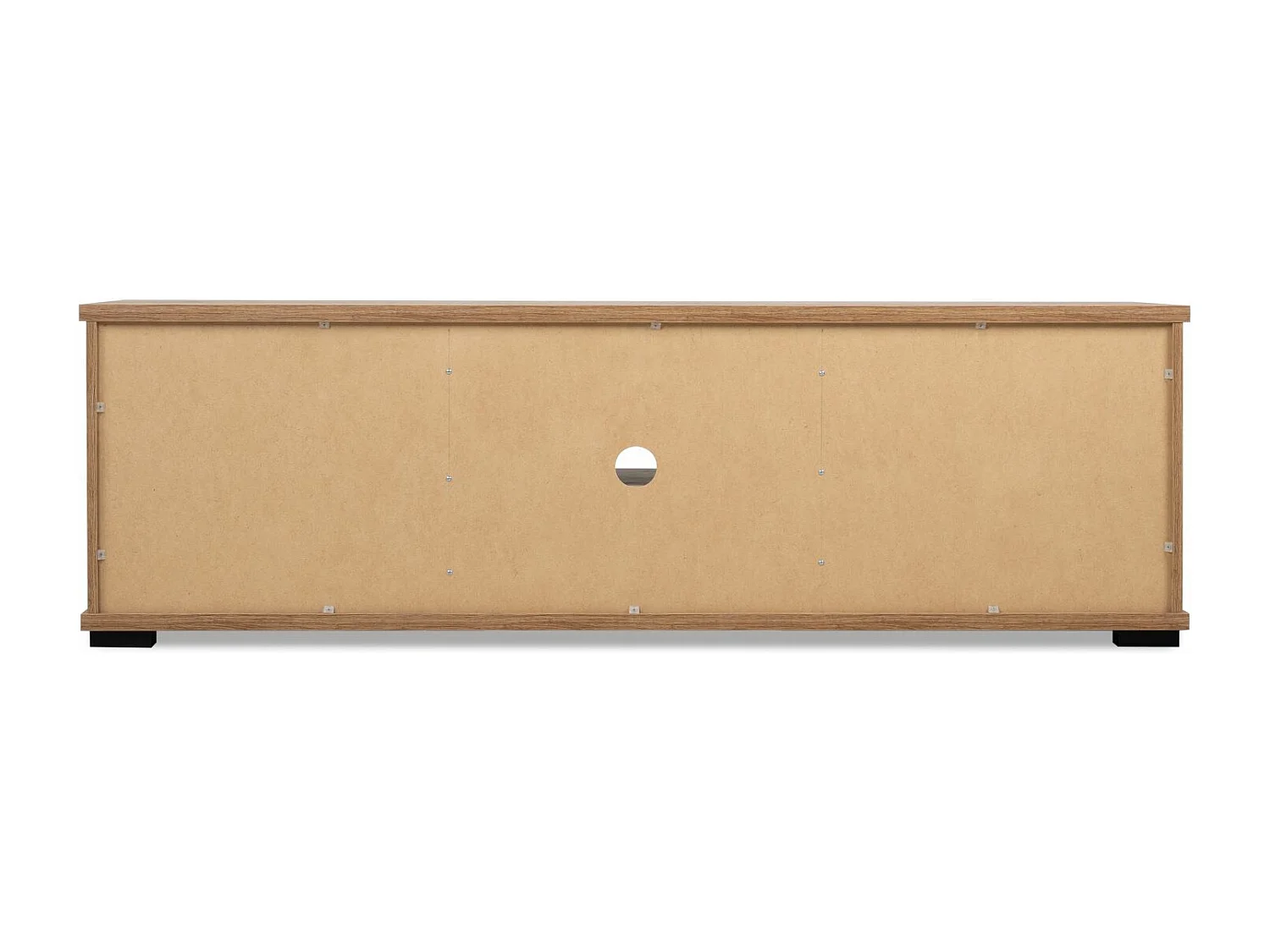 Suporte para gabinete de TV Manzano com prateleira 160X50X40 Carvalho