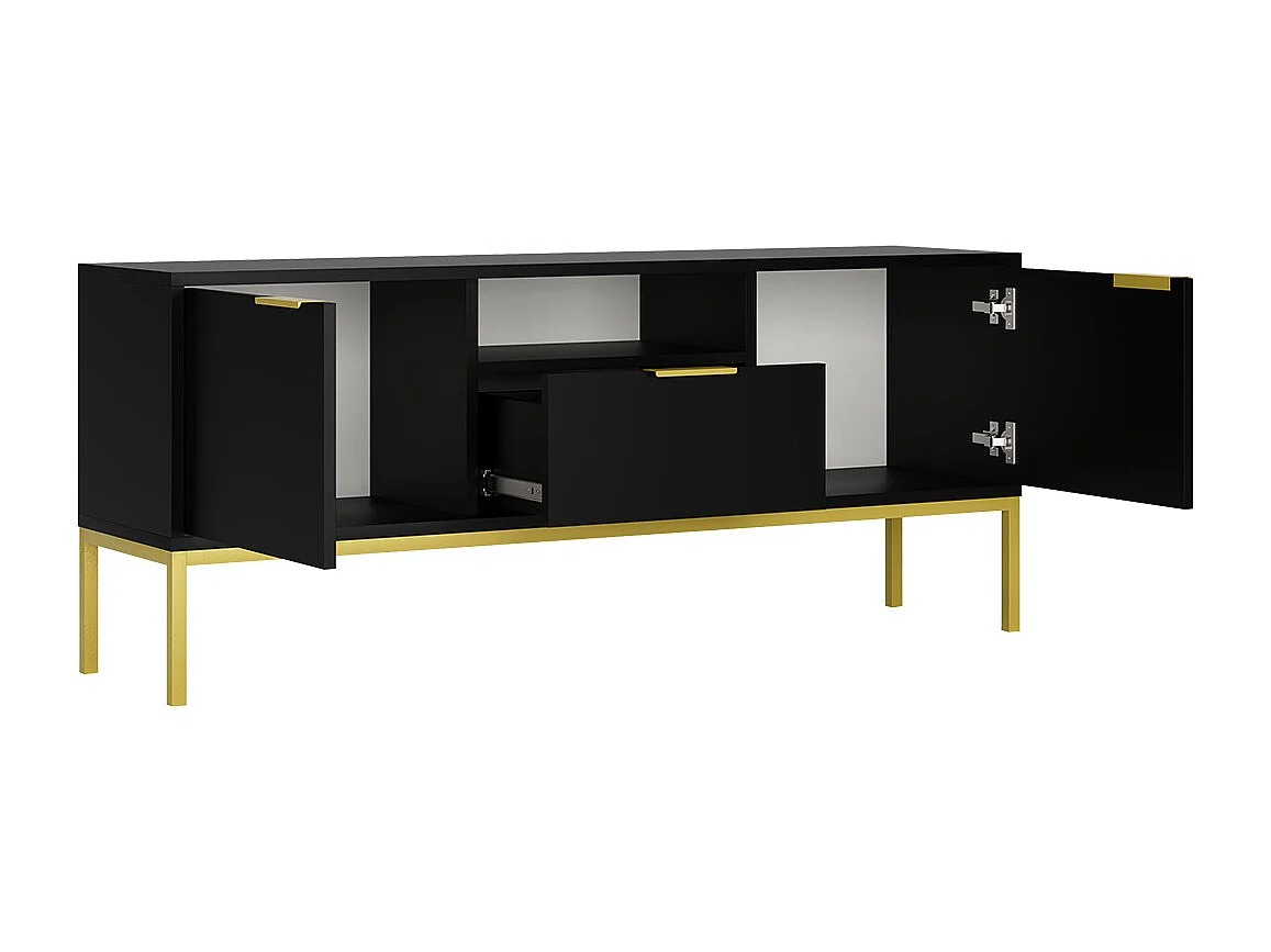 Seattle 135 cm TV-meubel Zwart