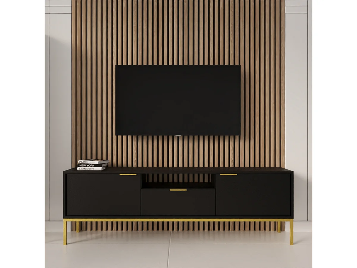 Seattle 135 cm TV-meubel Zwart