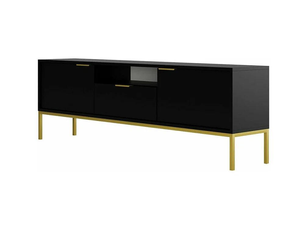 Meuble TV 175 cm Seattle Noir