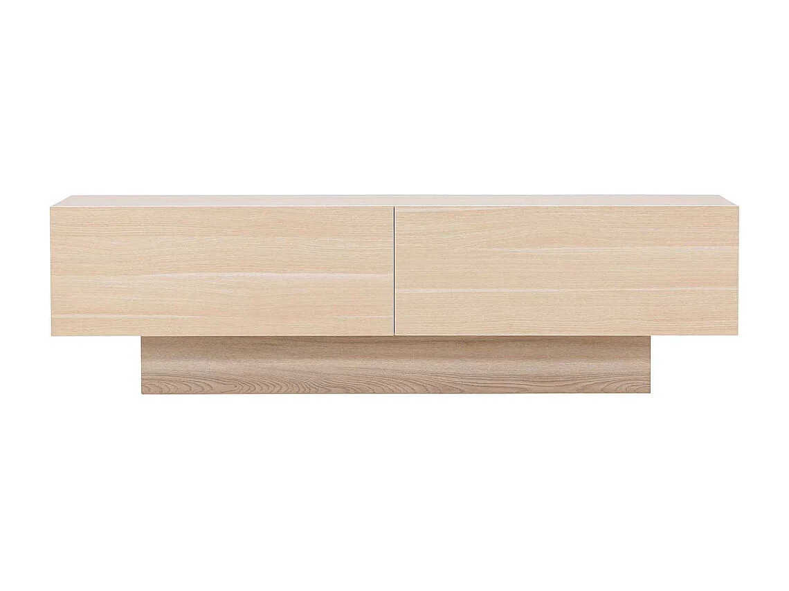 Meuble TV 2 Portes "Cuenca" 160cm Naturel