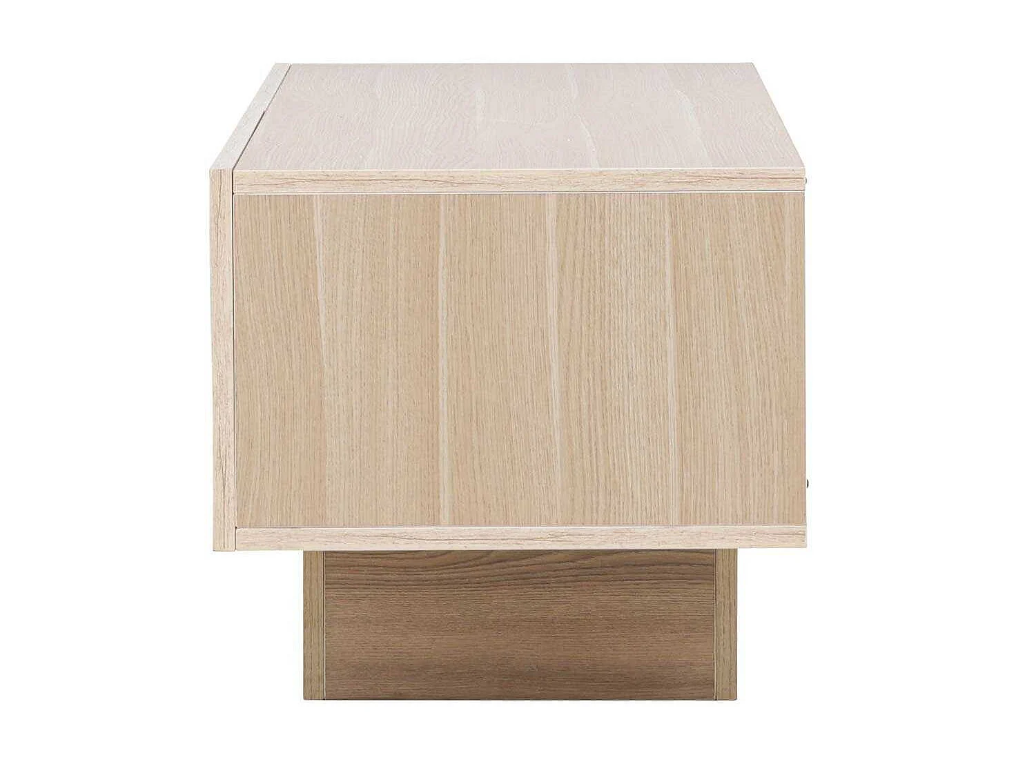 Meuble TV 2 Portes "Cuenca" 160cm Naturel