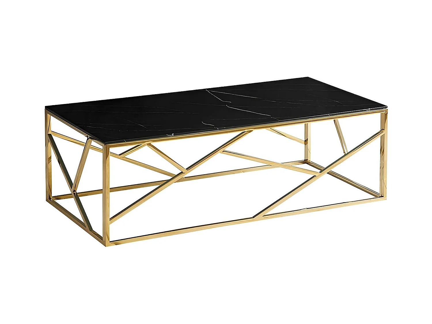Couchtisch Escada GLB/Glas/Schwarz