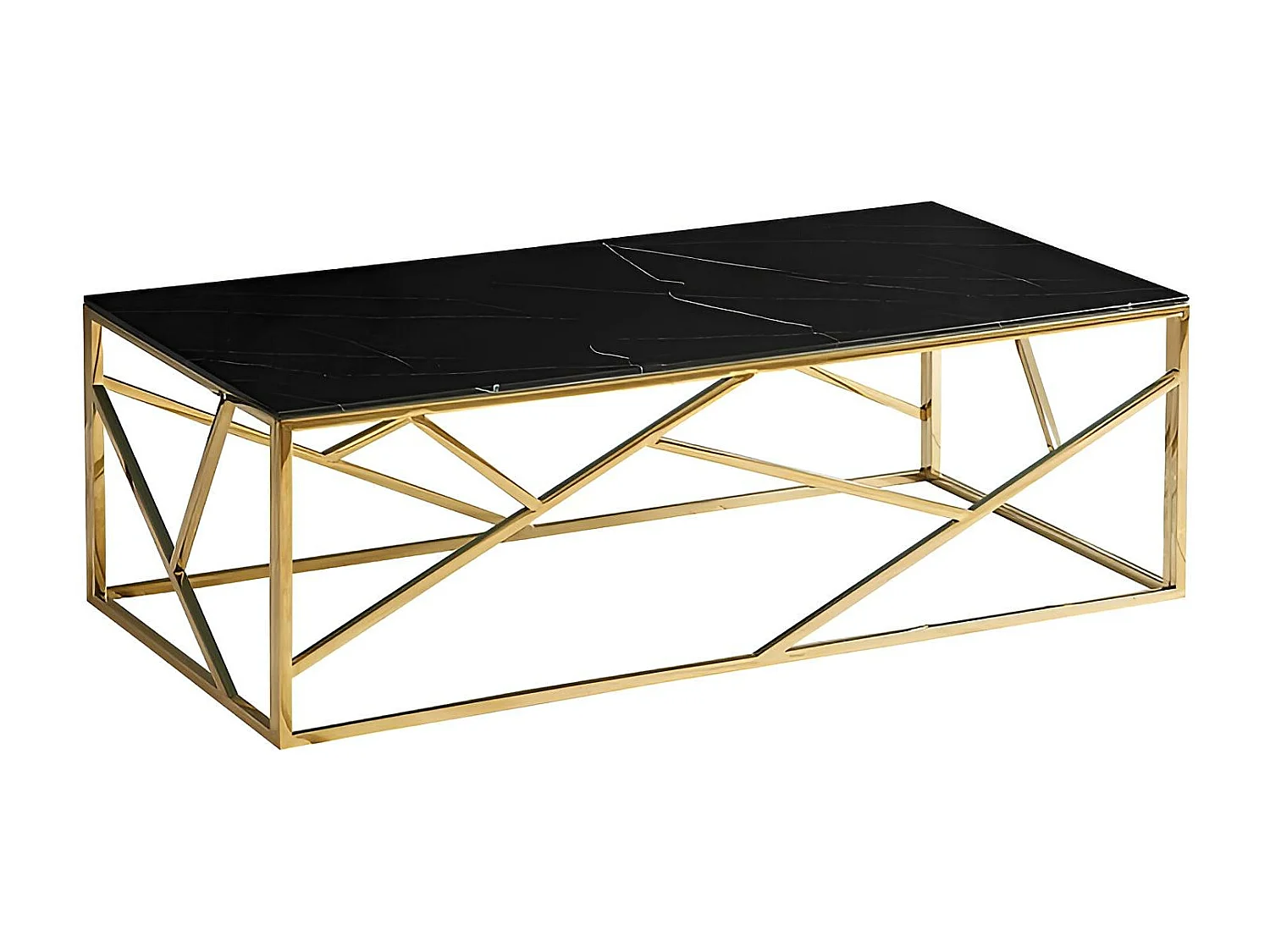 Couchtisch Escada GLB/Glas/Schwarz