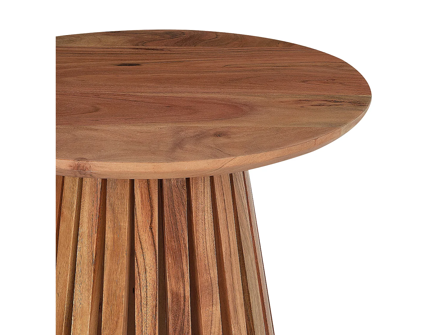 Mesa de centro MESILLA Madeira de acácia Castanho