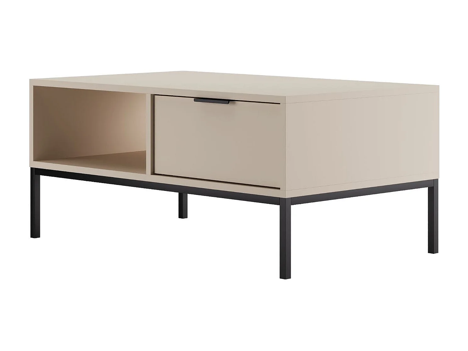 Stolik kawowy AUSTIN 80x60 kaszmir/czarny