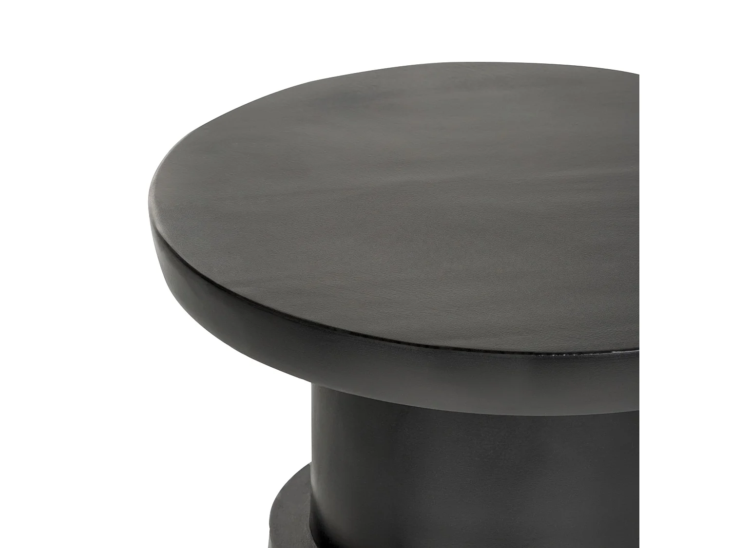 Table d'appoint en bois de manguier noire CALDOS