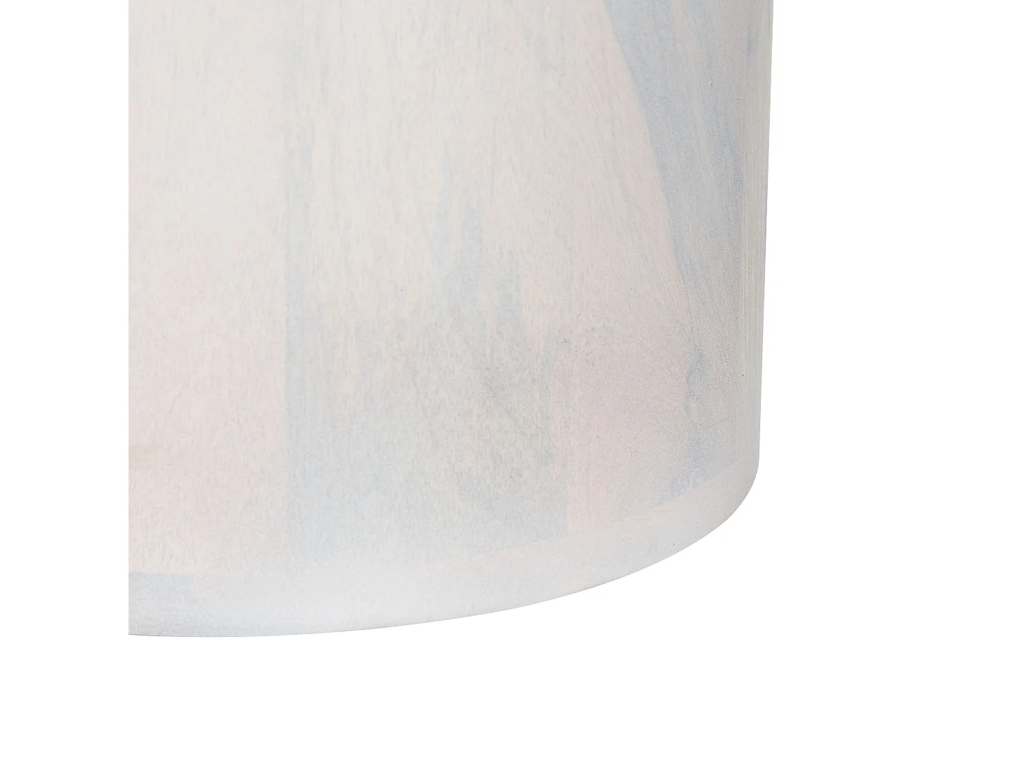 Table d'appoint en bois de manguier blanc cassé CARNABY