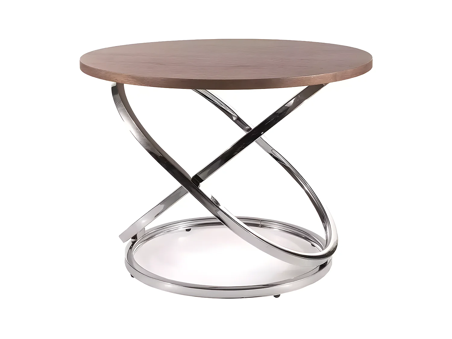 Table basse Eos BS/Argent&Marron