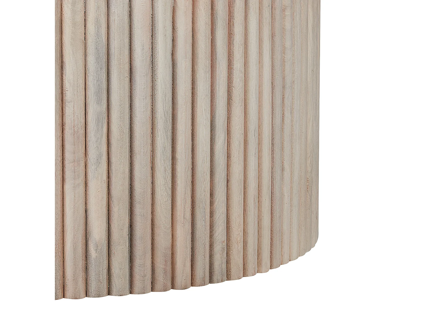 Table basse KIRKWOOD Bois de manguier Marron clair avec rangement