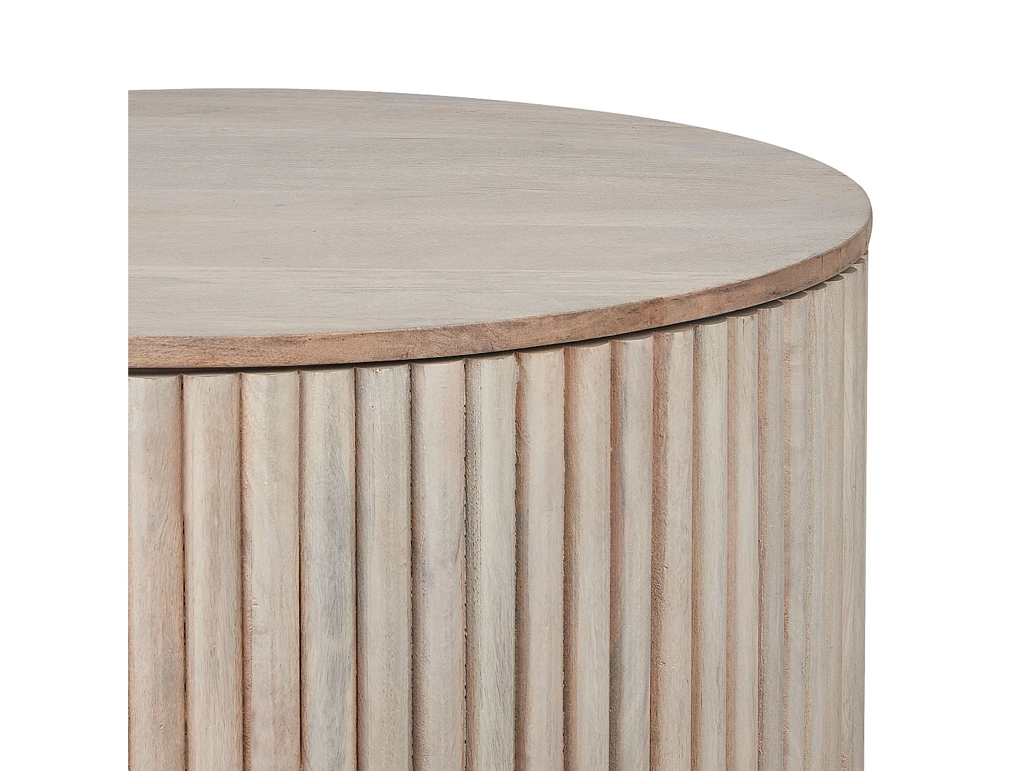 Couchtisch KIRKWOOD Mango Holz Hellbraun mit Stauraum