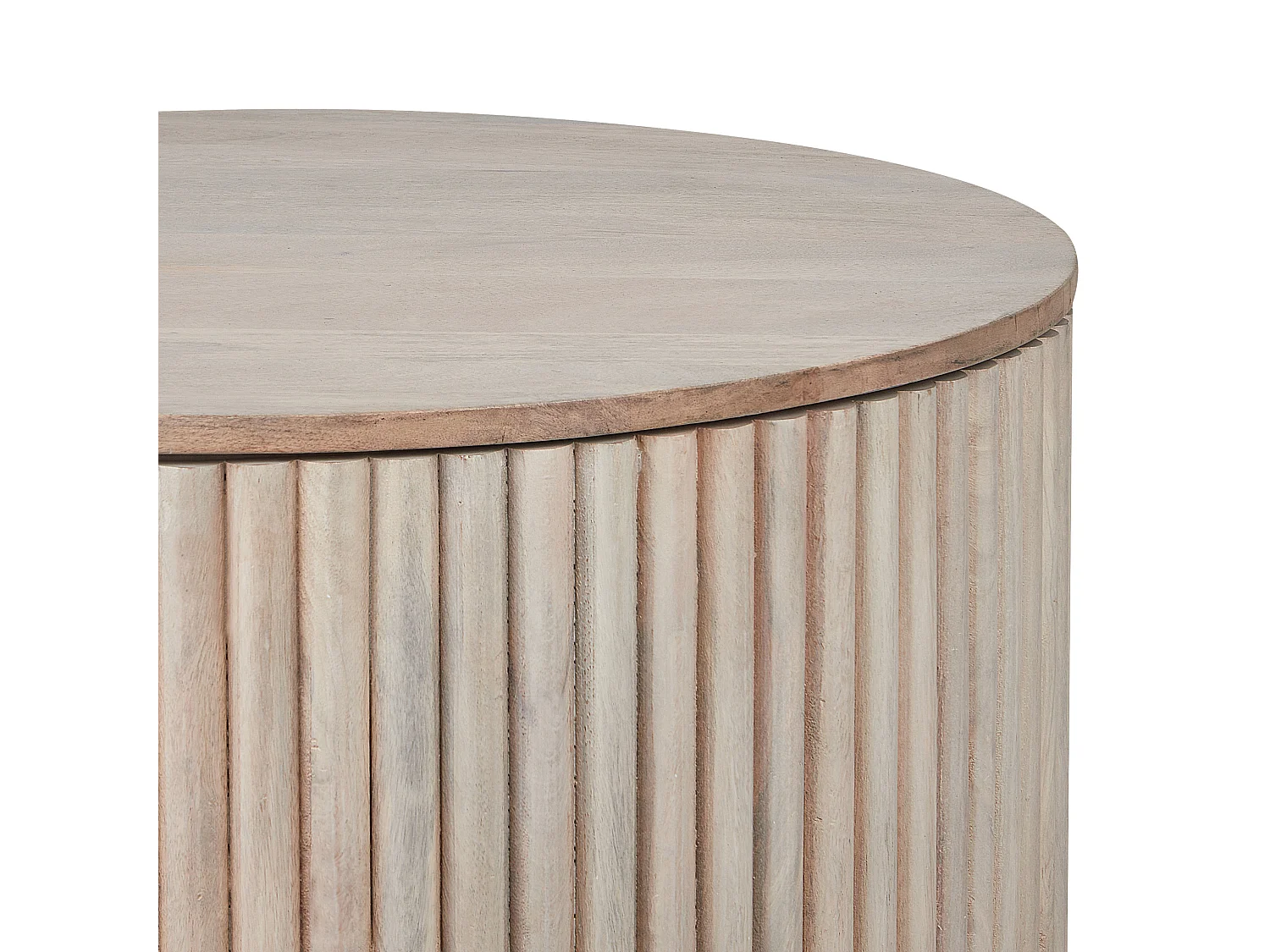 Salontafel KIRKWOOD Mangohout Lichtbruin met opbergruimte