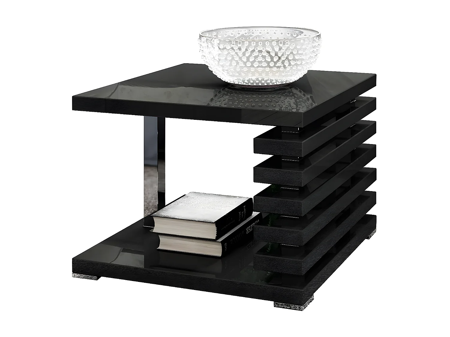 Kyoto +2 ława czarny połysk