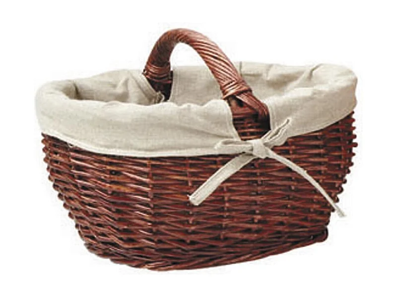Panier de marché en osier marron Grand
