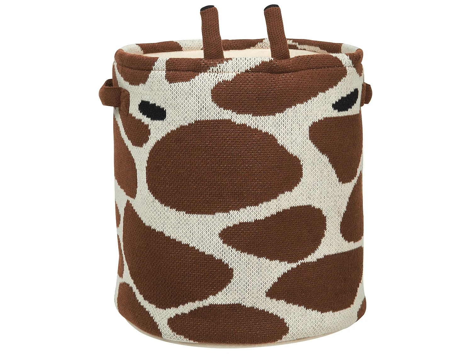 Lot de 2 paniers enfants Girafe POMANG Coton Marron