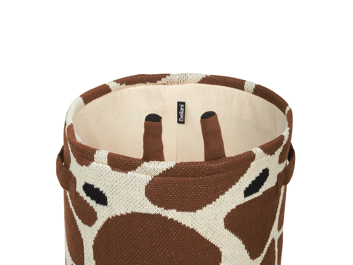Lot de 2 paniers enfants Girafe POMANG Coton Marron