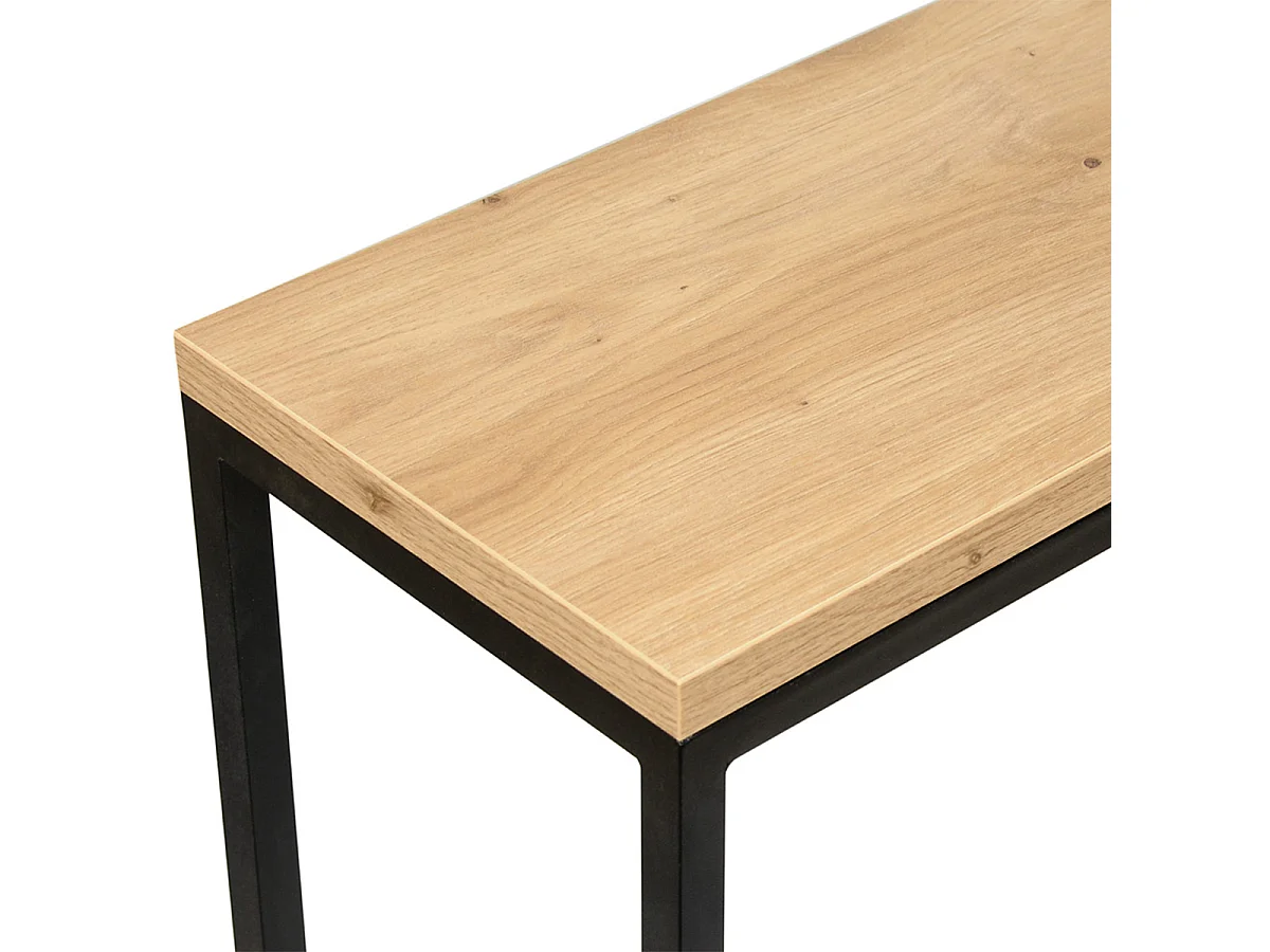 Console Hudson Bois et Noir