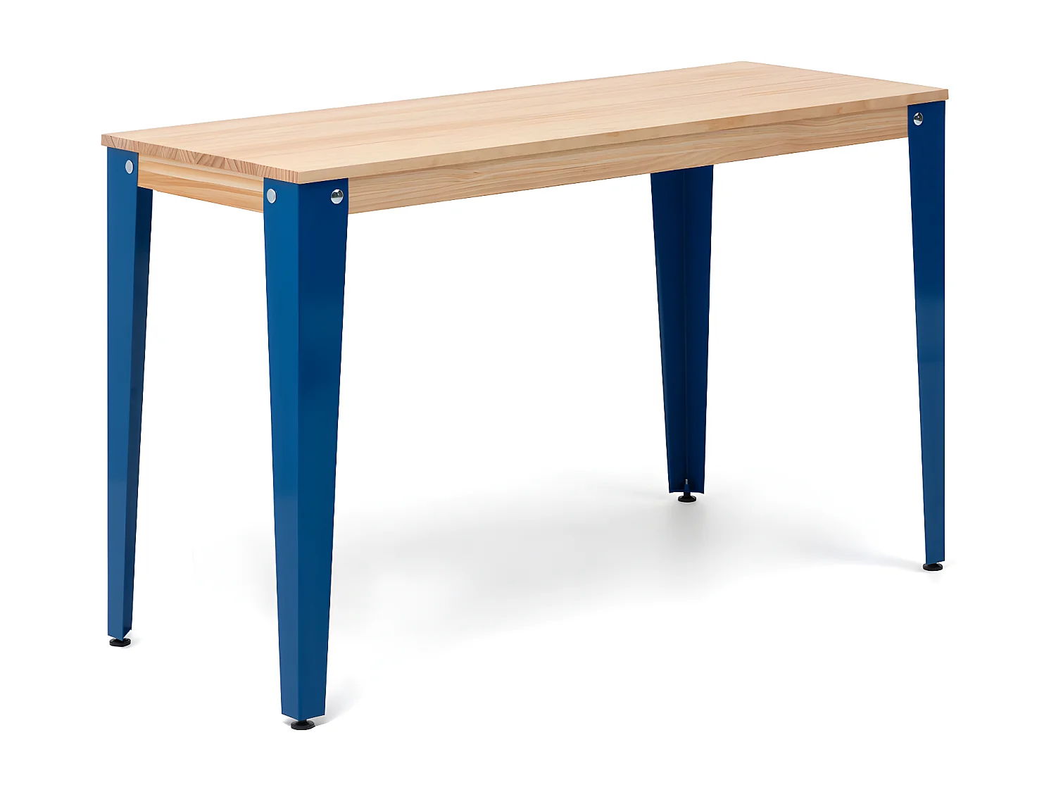 Console  Lunds 39x110x75cm  Bleu-Naturel. Box Furniture