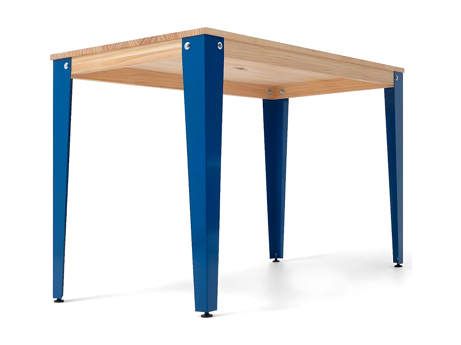 Console  Lunds 39x110x75cm  Bleu-Naturel. Box Furniture