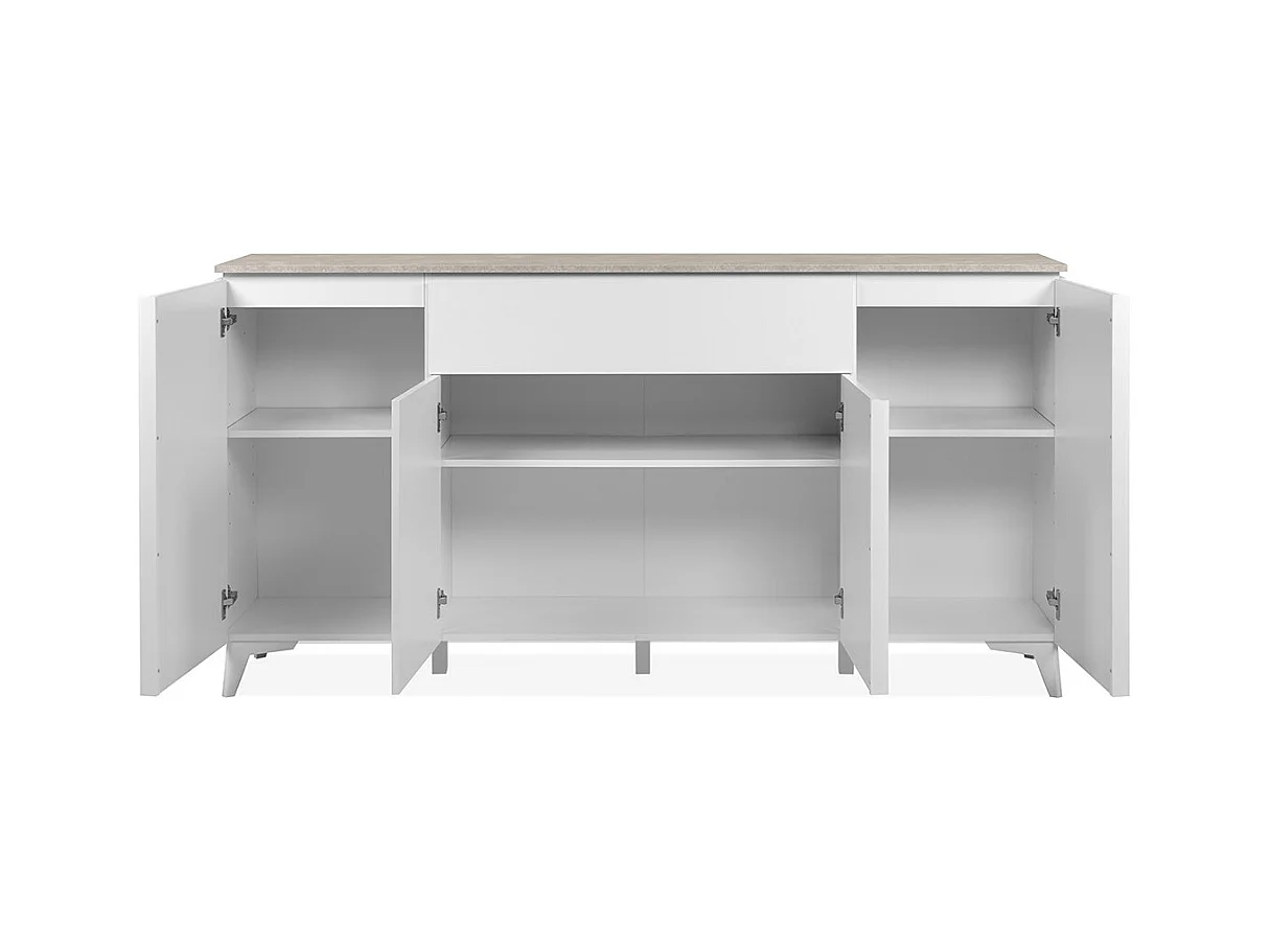 Buffet 4 portes 1 tiroir L177 cm - BERTRIX