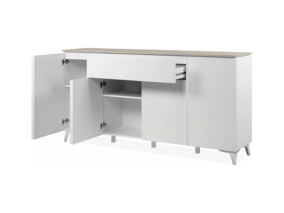 Buffet 4 portes 1 tiroir L177 cm - BERTRIX