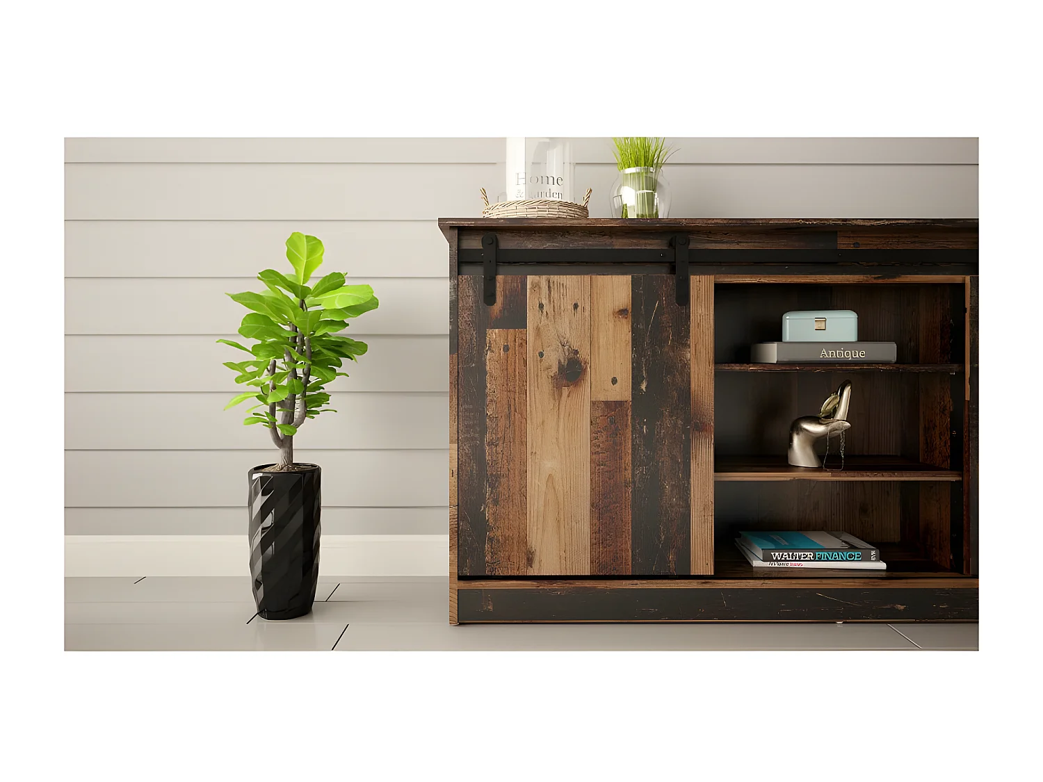 Commode GRANIO 160 cm style industriel vintage