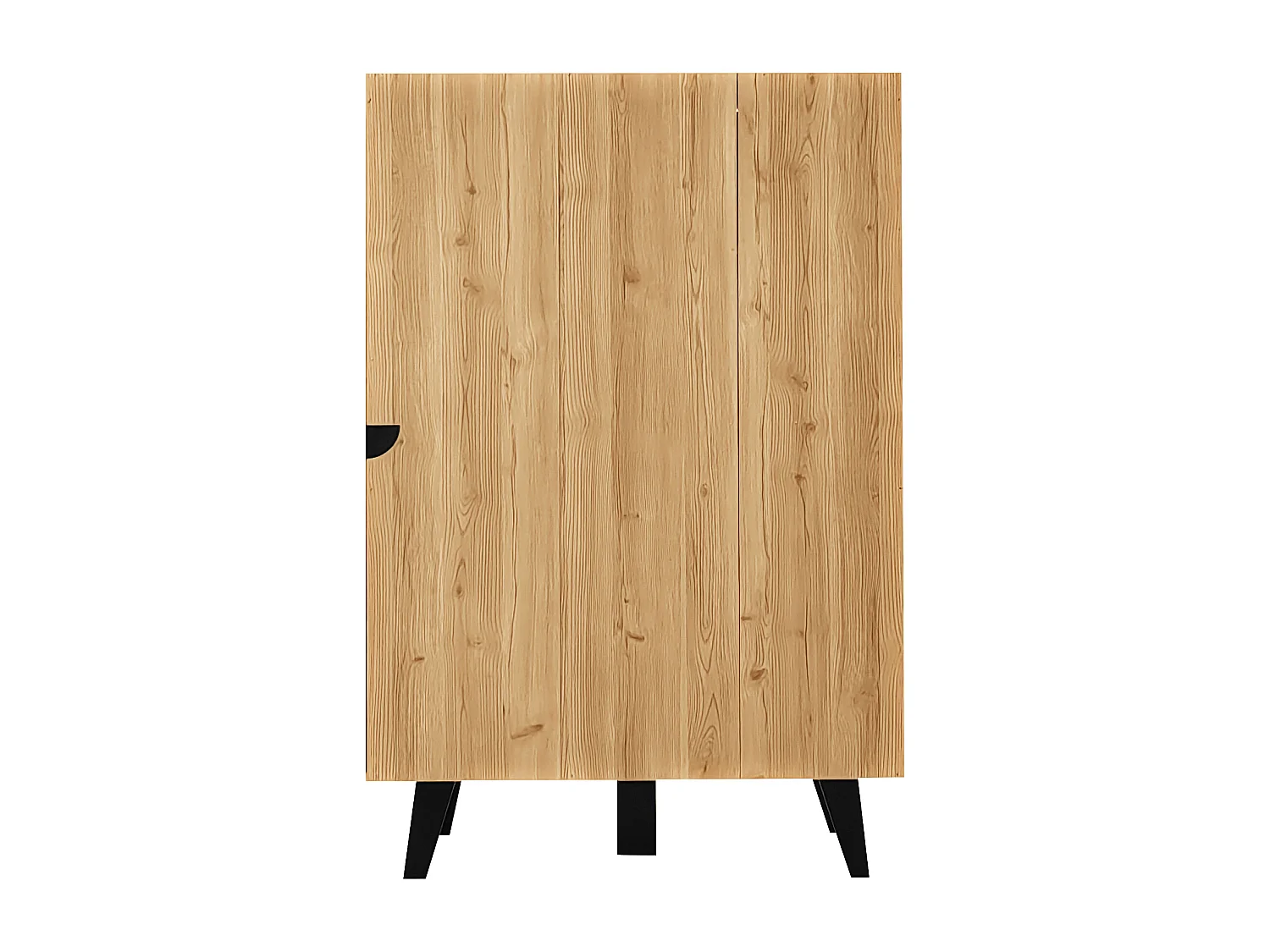 URBAN MEUBLE Buffets vitrines avec verre teinté et éclairage LED en noir et bois