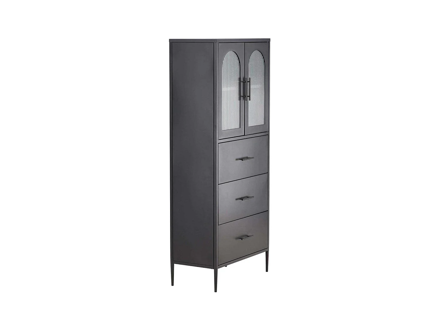 Vaisselier Design en Métal "La Paz" 160cm Noir