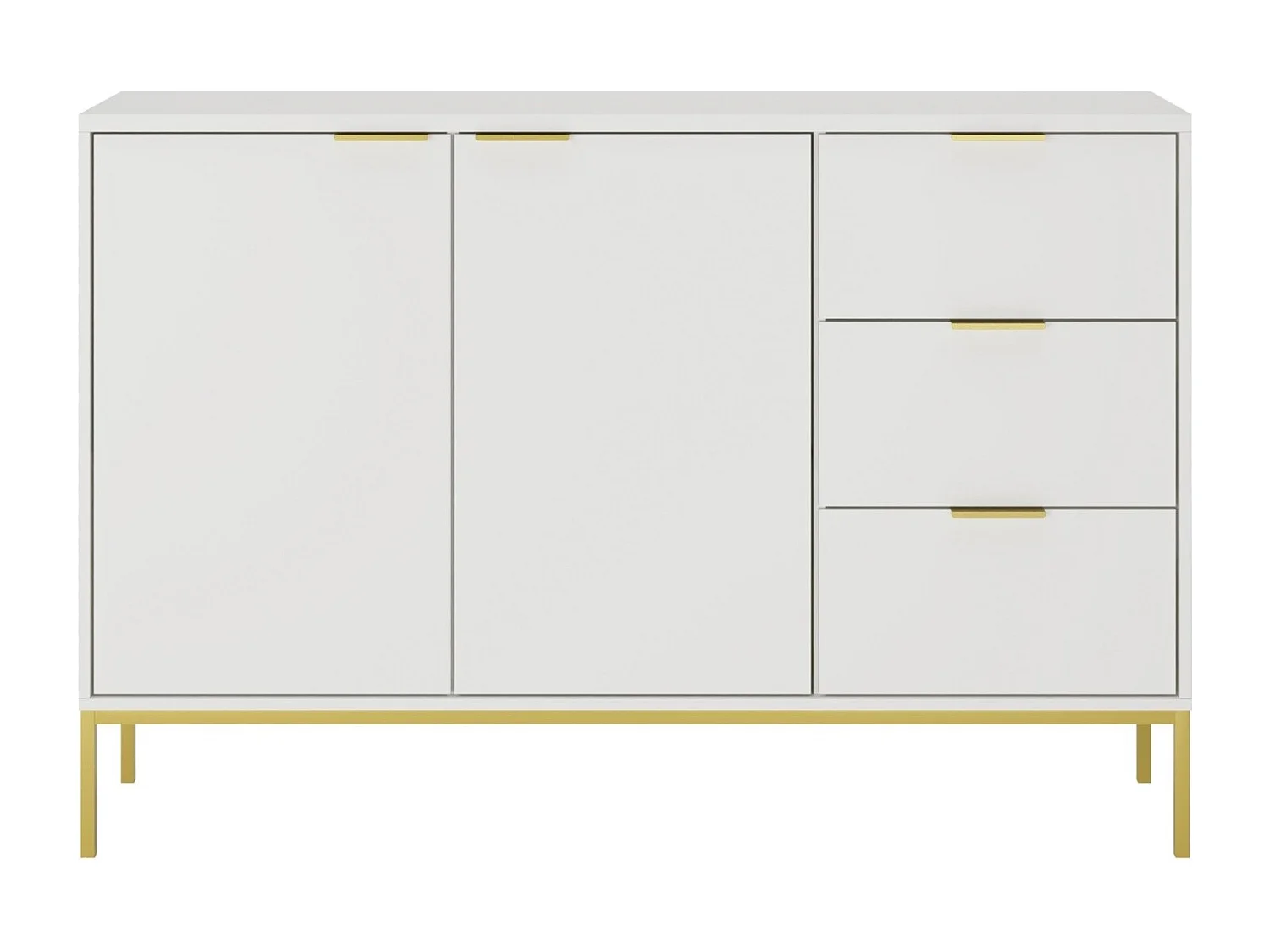 Buffet 2 ante 3 cassetti Seattle cachemire 100,4cm