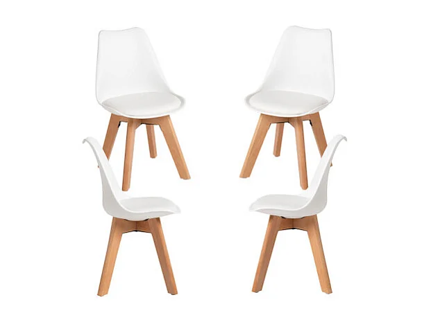 Ofertas Límite - Pack 4 Sillas Synk Kid (Infantil) - Blanco