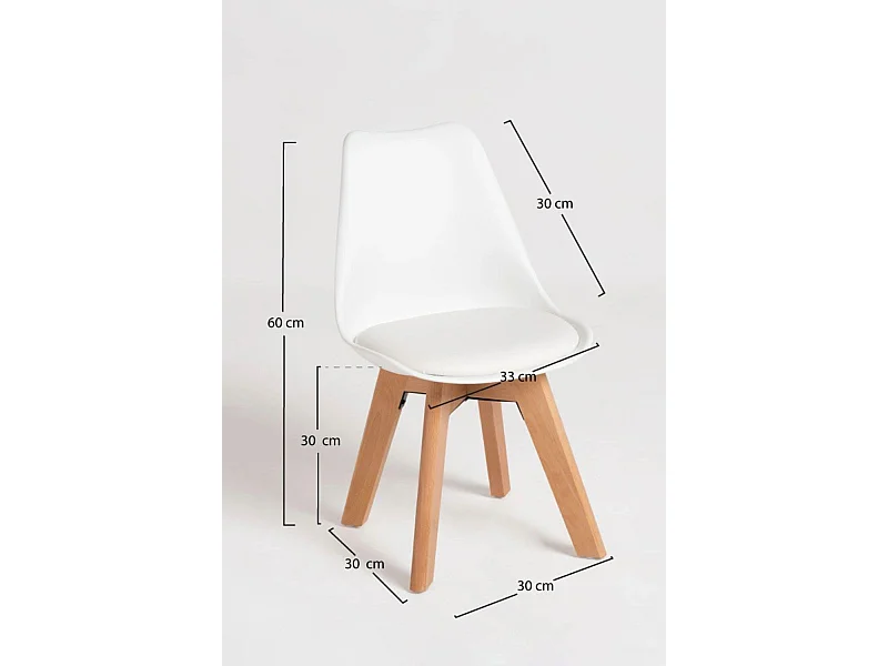 Ofertas Límite - Pack 4 Sillas Synk Kid (Infantil) - Blanco