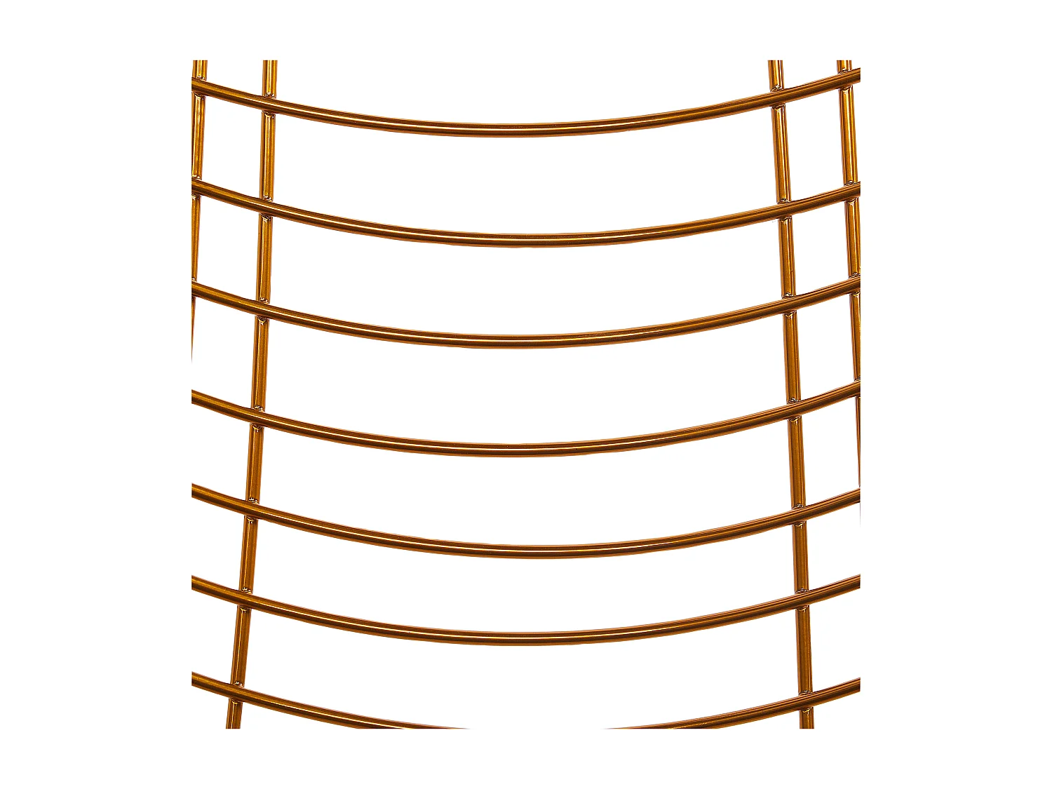 Lot de 2 chaises de salle à manger ANNAPOLIS Métal Doré