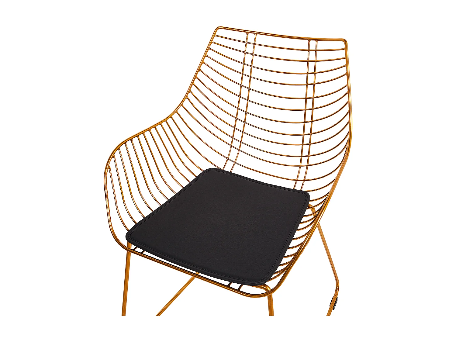 Set van 2 eetkamerstoelen ANNAPOLIS Metaal Goud