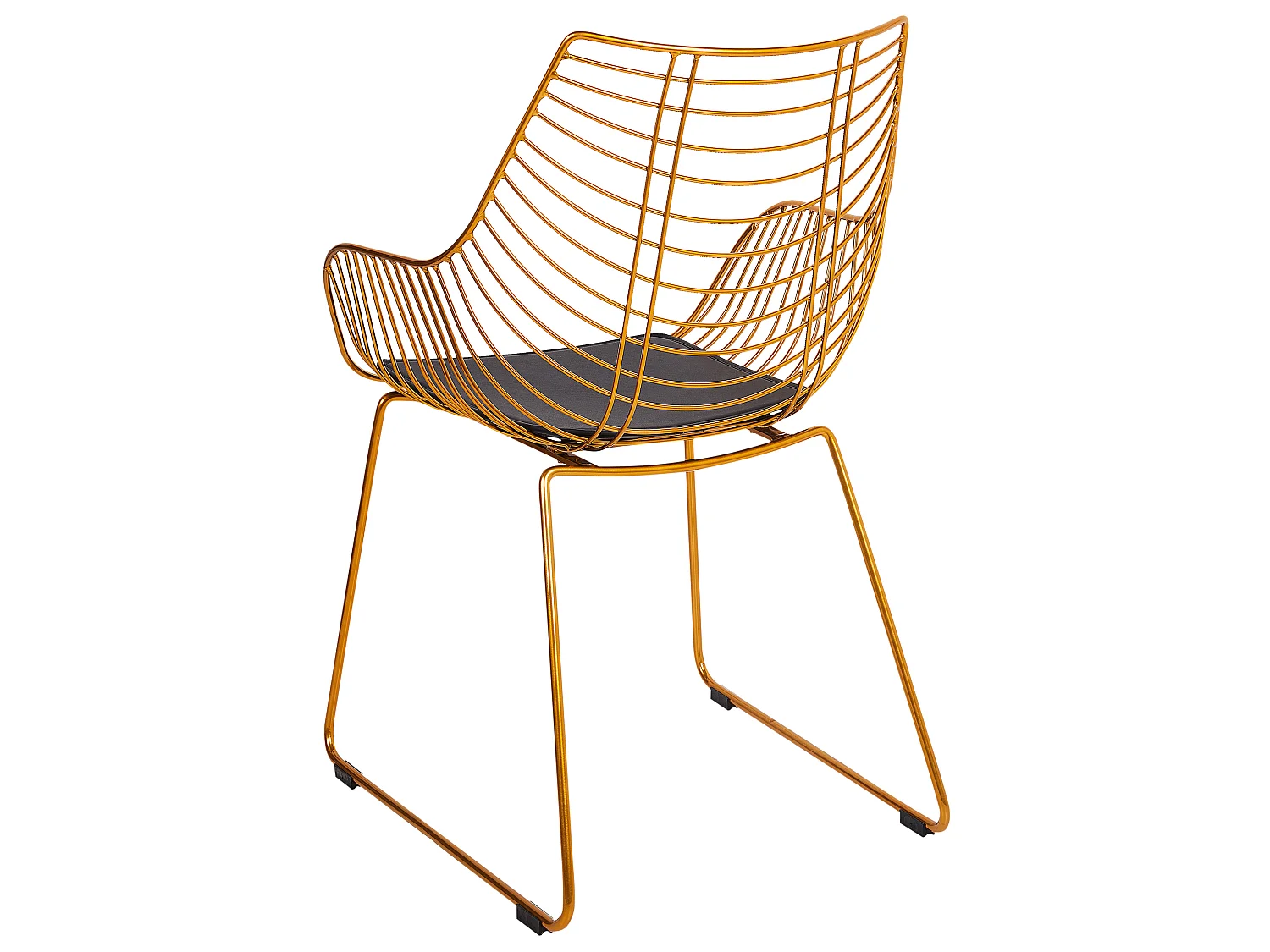 Set van 2 eetkamerstoelen ANNAPOLIS Metaal Goud