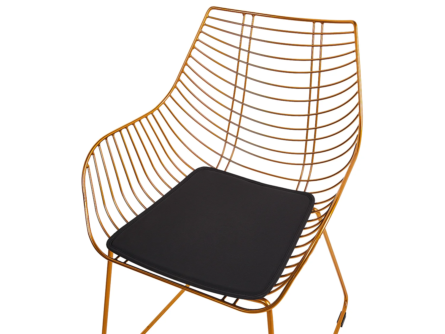 Set van 2 eetkamerstoelen ANNAPOLIS Metaal Goud