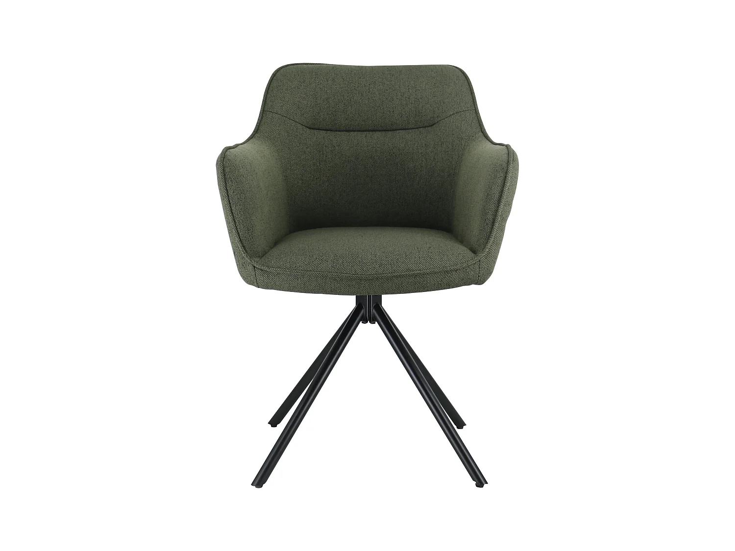 Set van 2 groene stoffen stoelen DANNA
