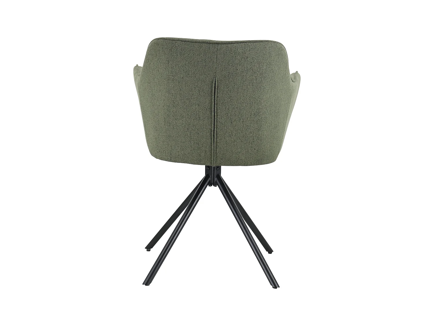 Set van 2 groene stoffen stoelen DANNA