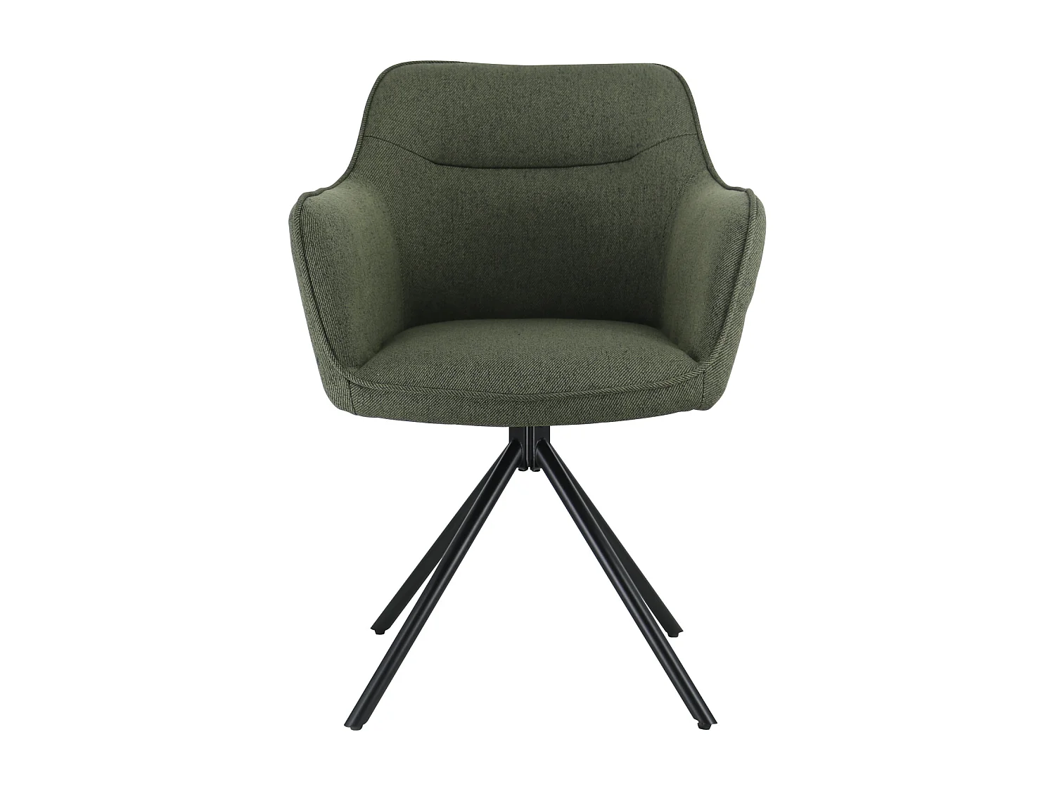 Set van 2 groene stoffen stoelen DANNA