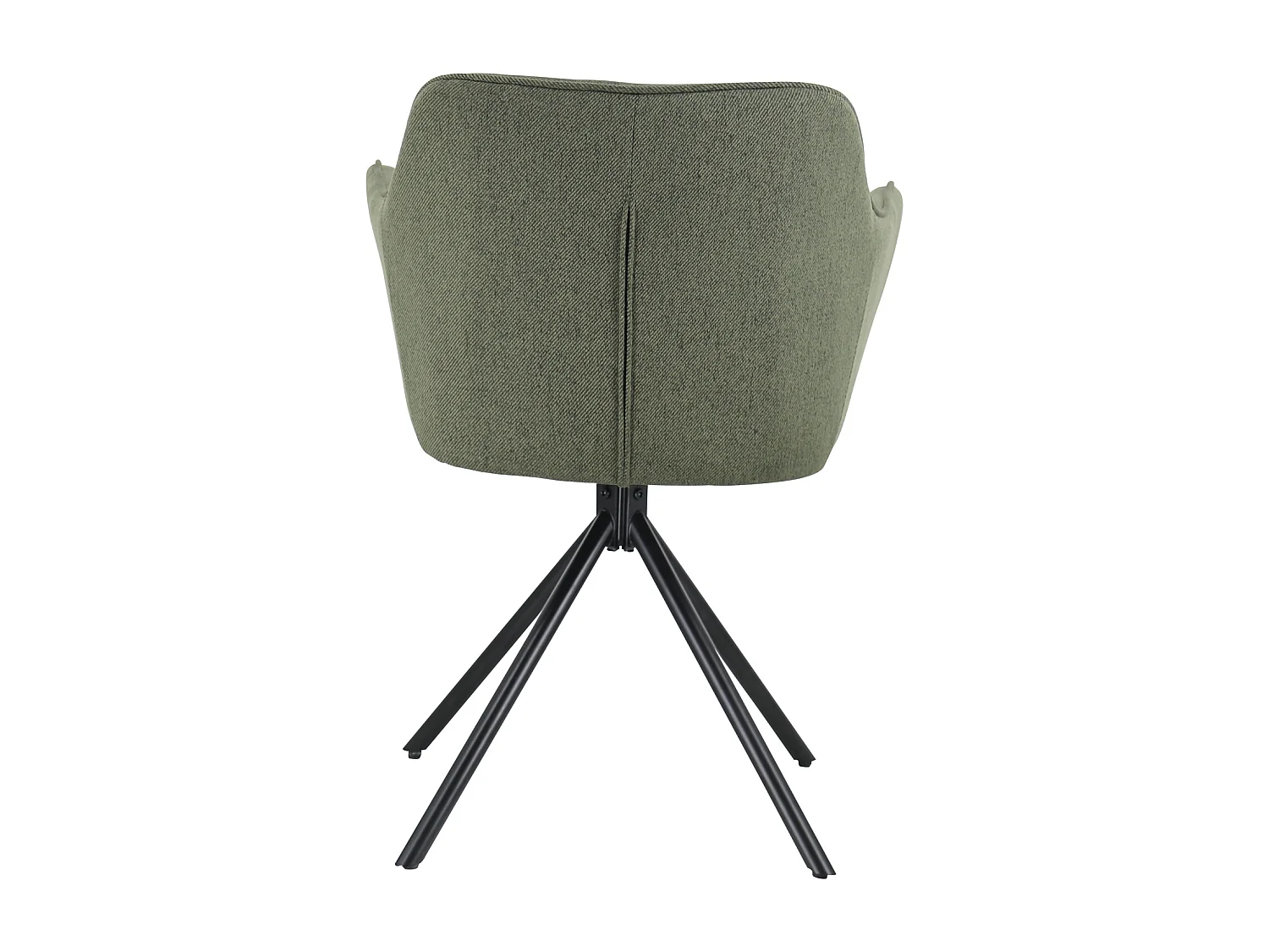 Set van 2 groene stoffen stoelen DANNA
