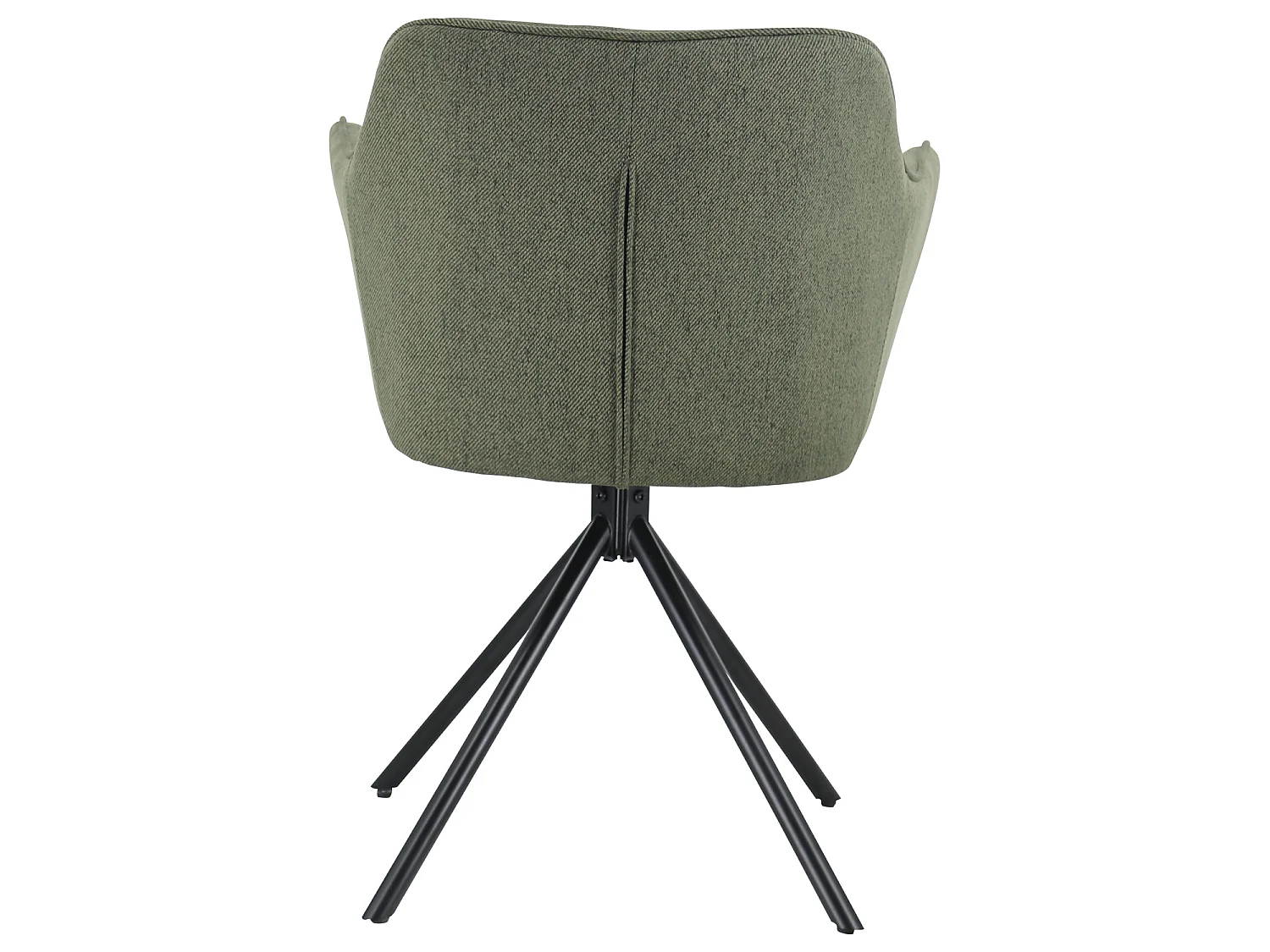 Lot de 2 chaises en tissu vert DANNA - HAPPY GARDEN