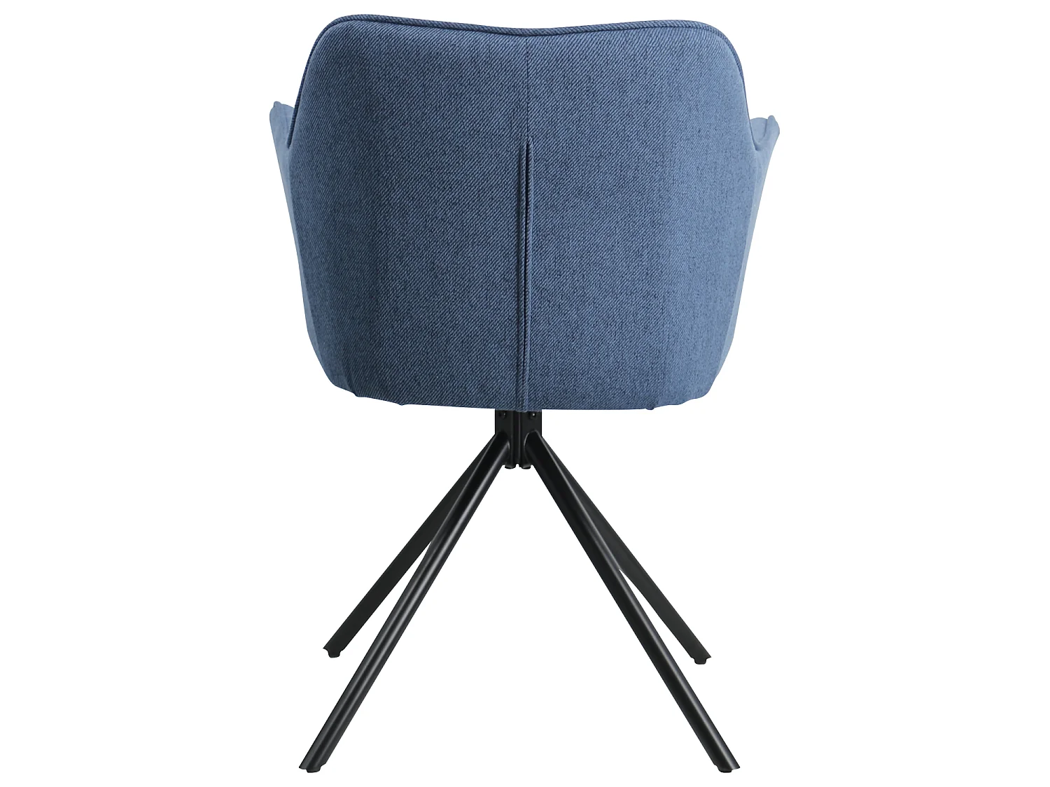 Lot de 2 chaises en tissu bleu DANNA - HAPPY GARDEN