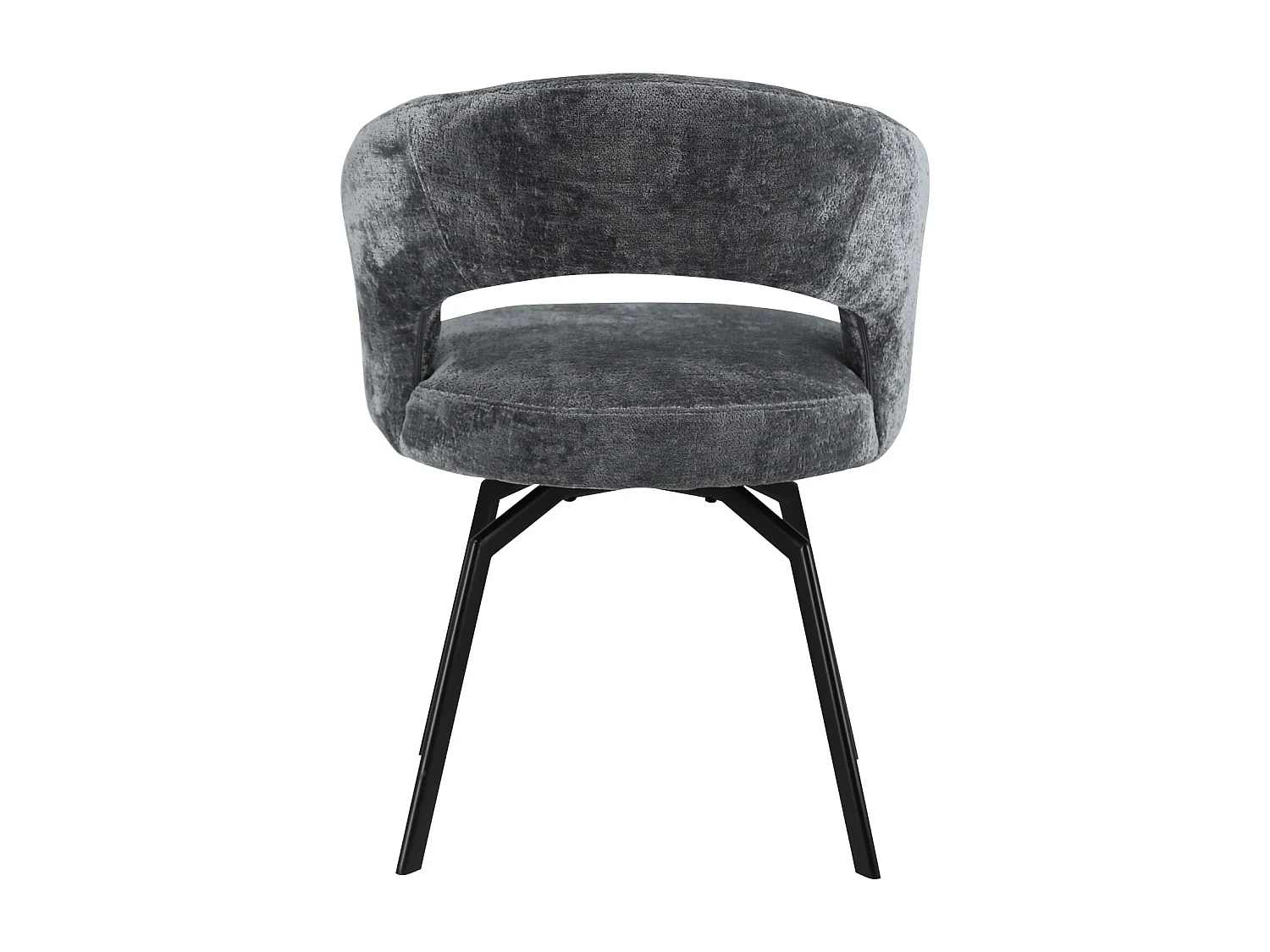 Chaise en chenille grise EHBA - HAPPY GARDEN