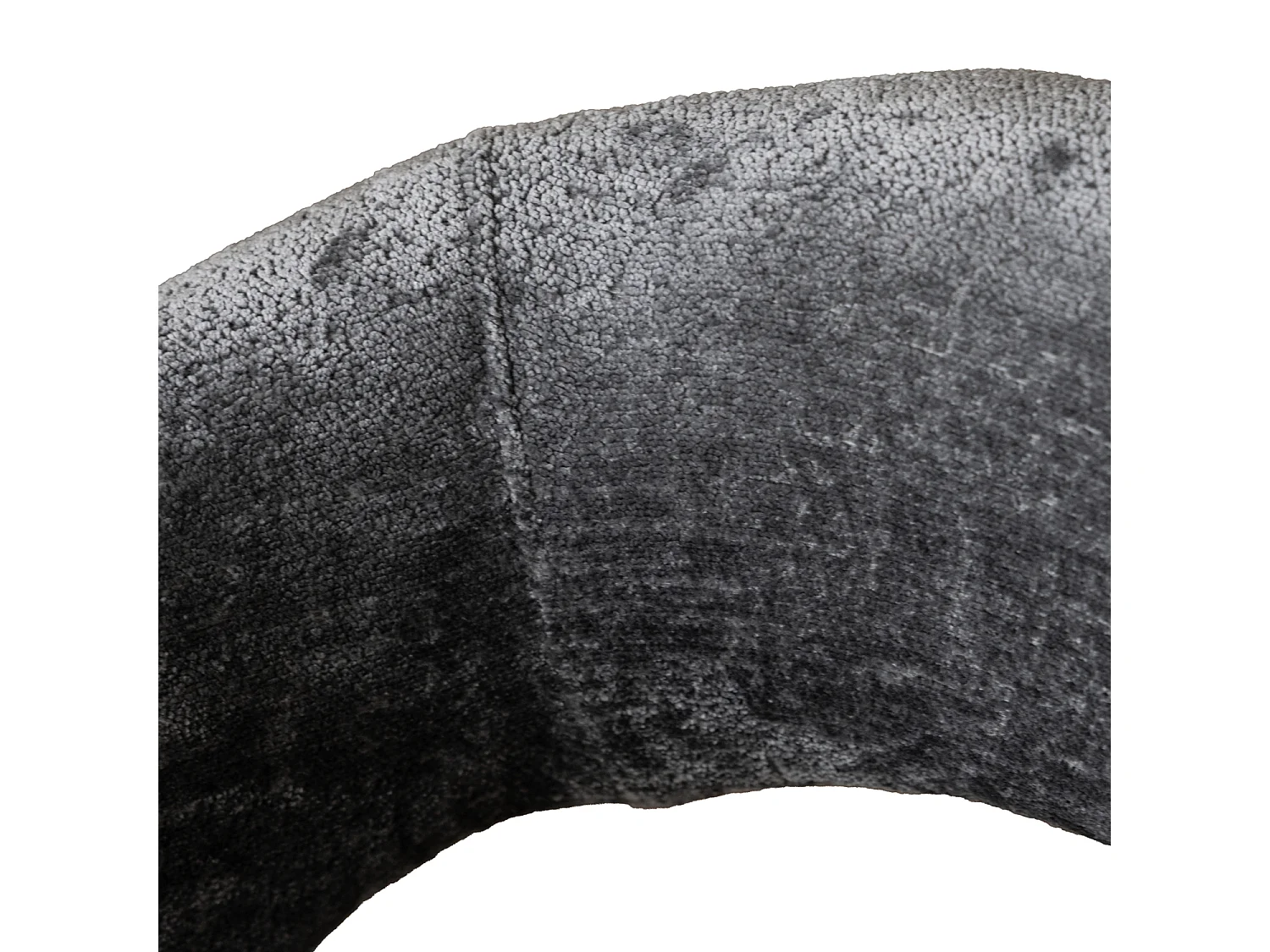 Cadeira EHBA em chenille cinzento