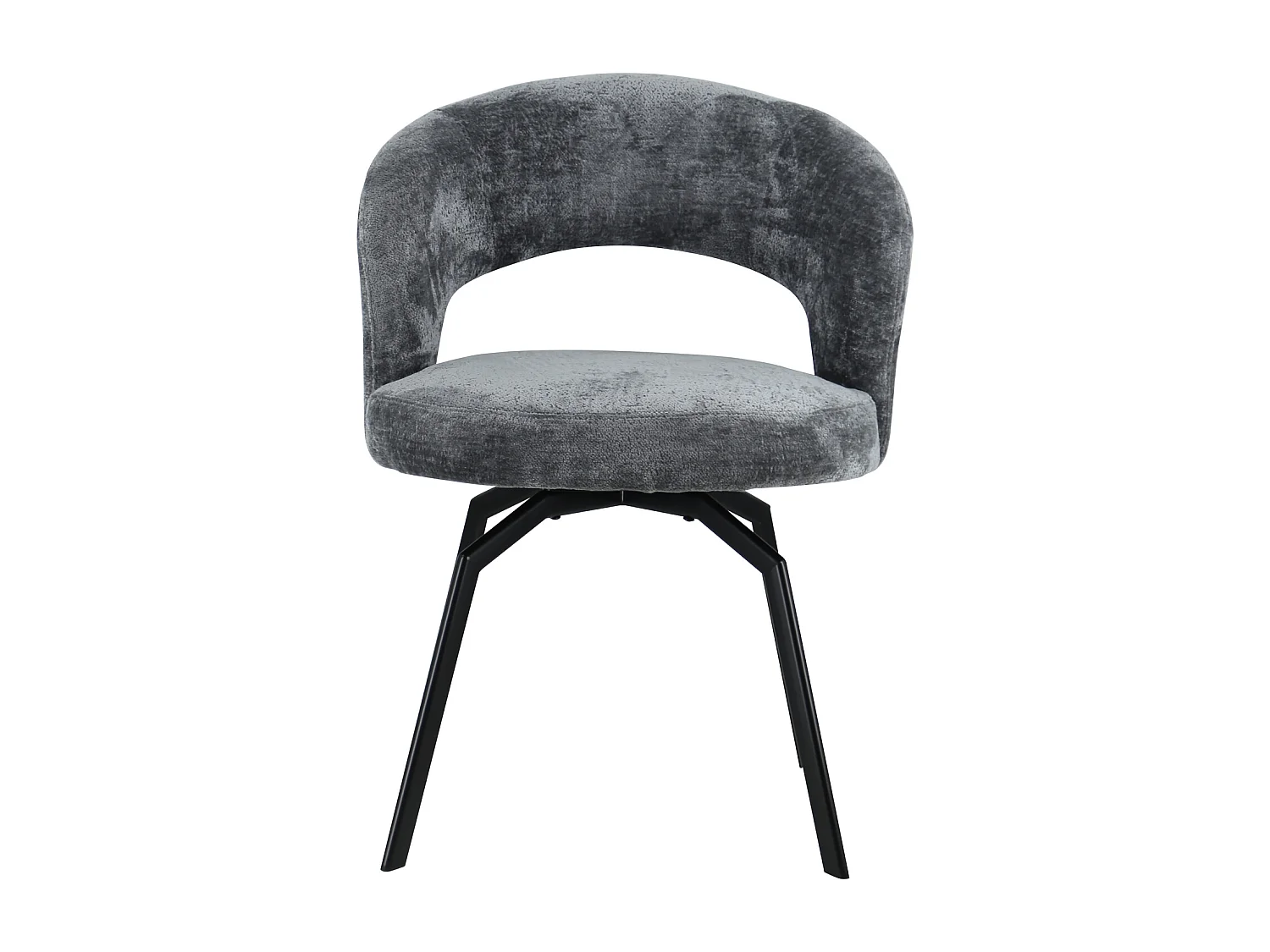 Chaise en chenille grise EHBA - HAPPY GARDEN