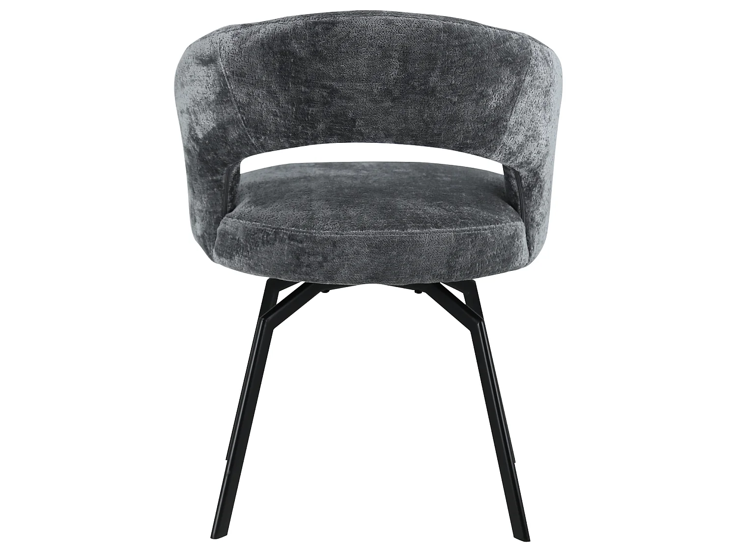 Chaise en chenille grise EHBA - HAPPY GARDEN