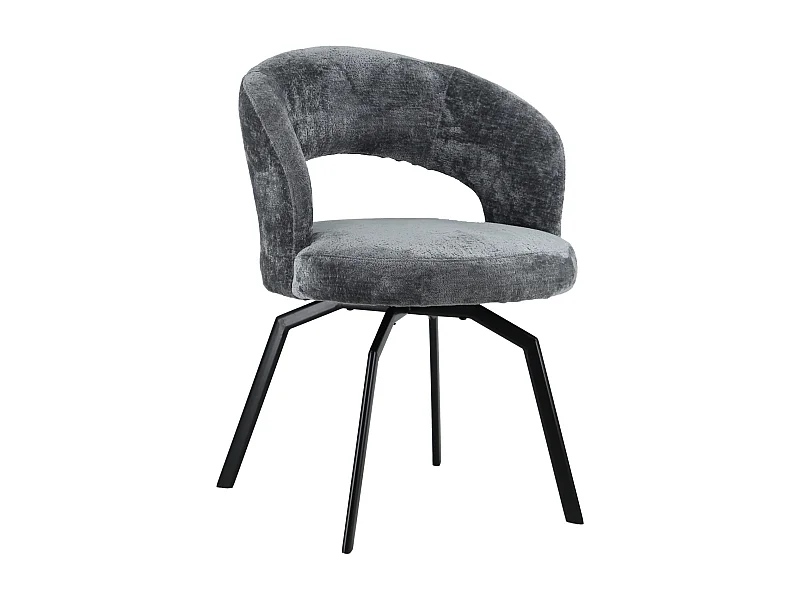 Chaise en chenille grise EHBA - HAPPY GARDEN