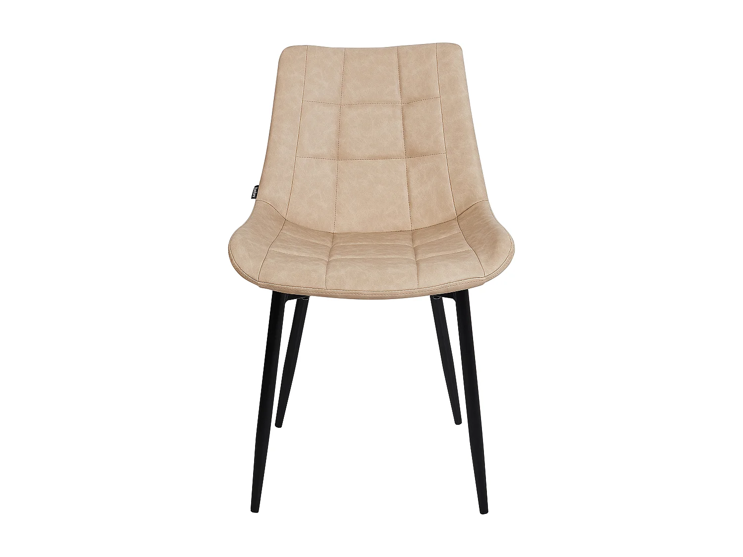 Set van 2 eetkamerstoelen MELROSE II Kunstleer Beige