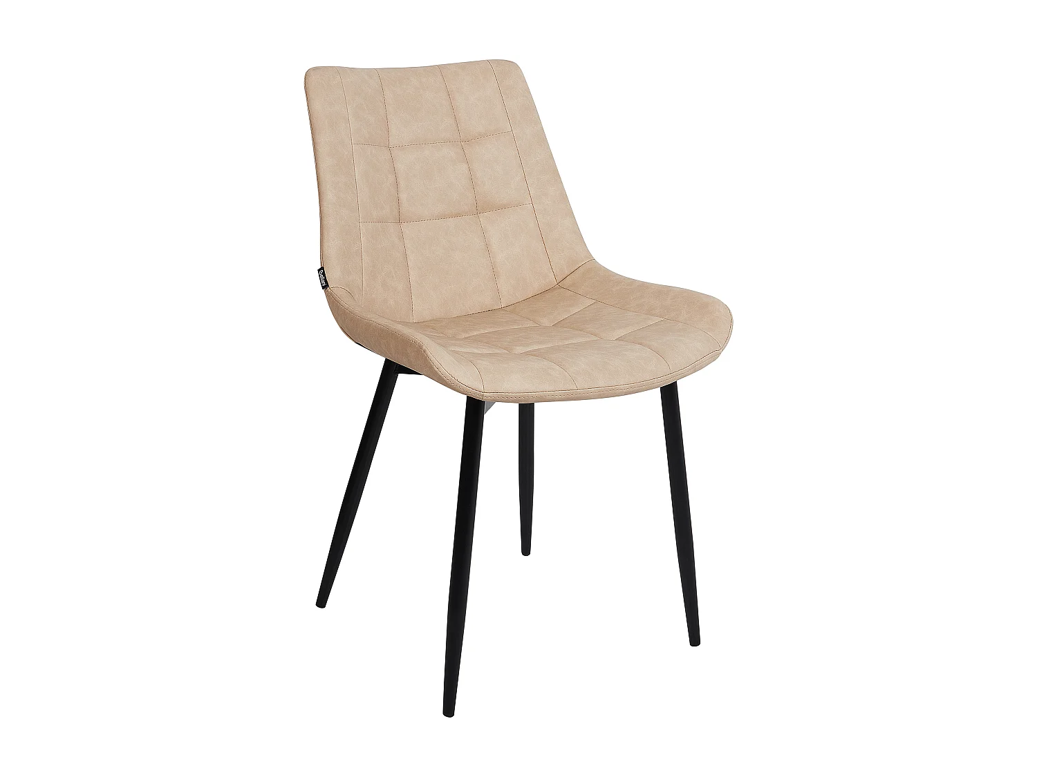 Set van 2 eetkamerstoelen MELROSE II Kunstleer Beige