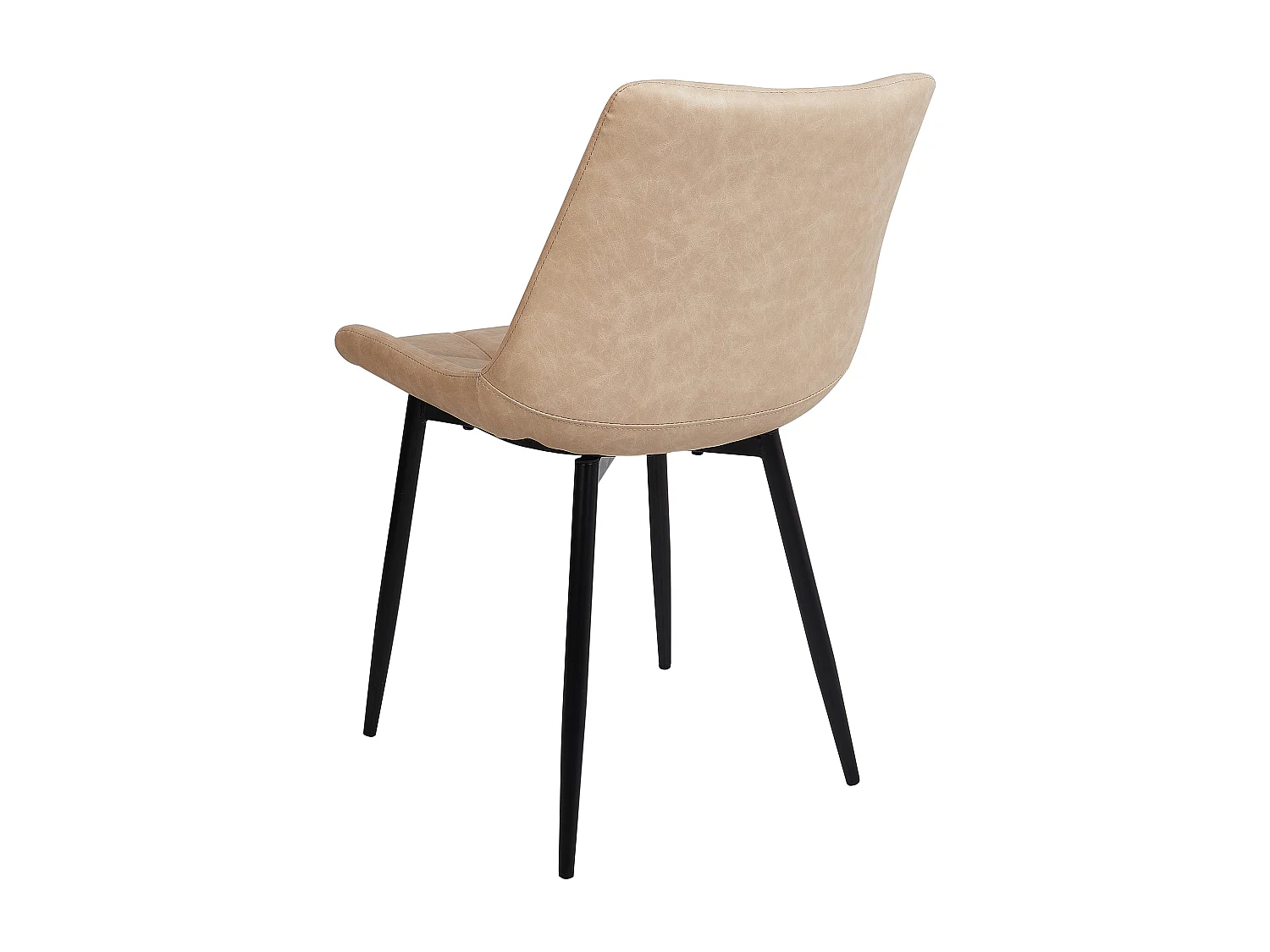 Set van 2 eetkamerstoelen MELROSE II Kunstleer Beige