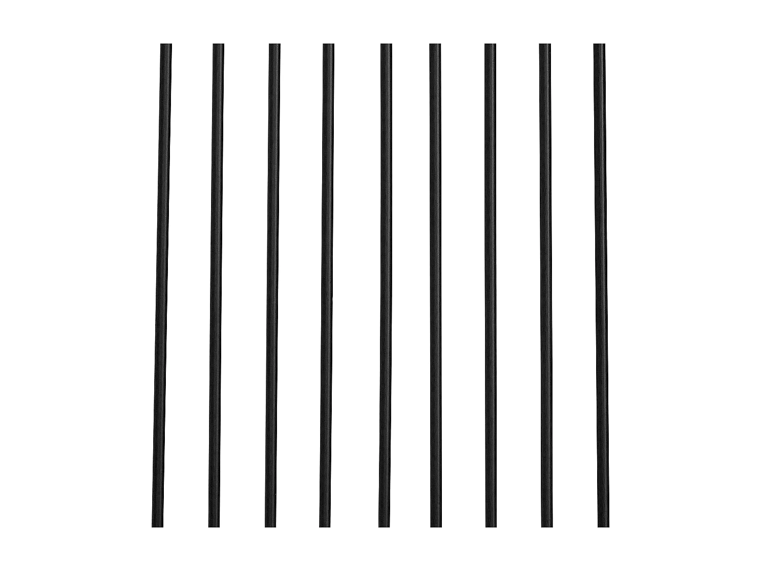 Lot de 2 chaises de salle à manger ANNAPOLIS Métal Noir